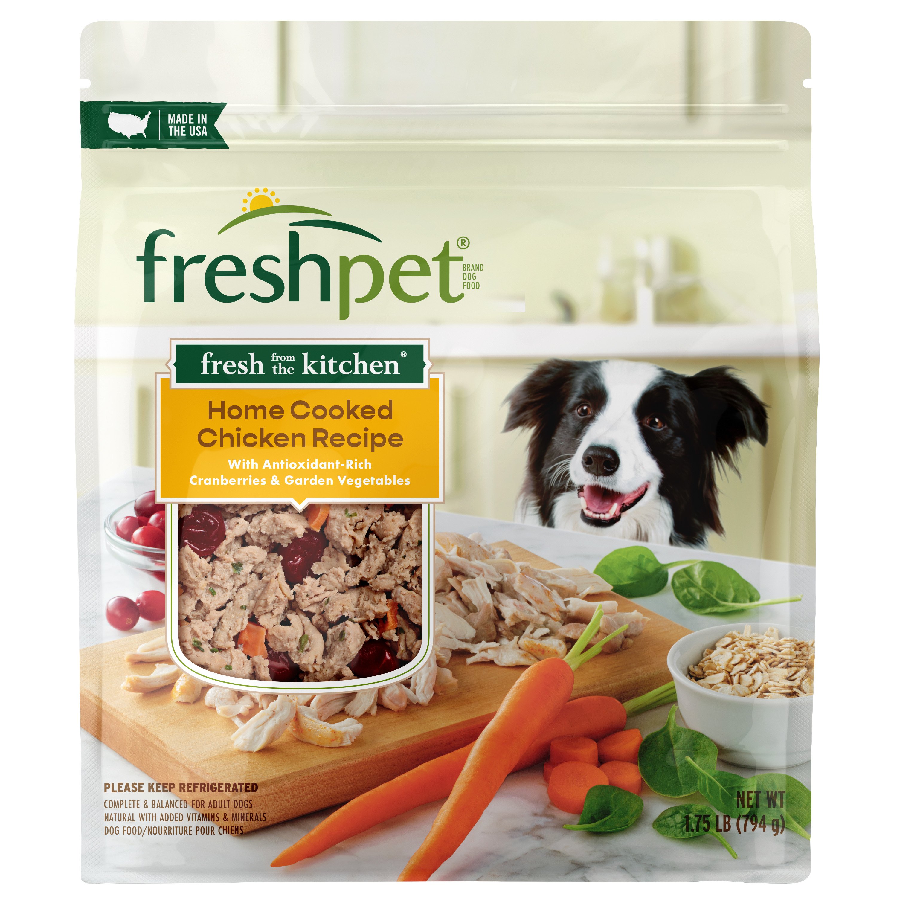 Freshpet Select Fresh From The Kitchen Home Cooked Chicken Recipe Wet