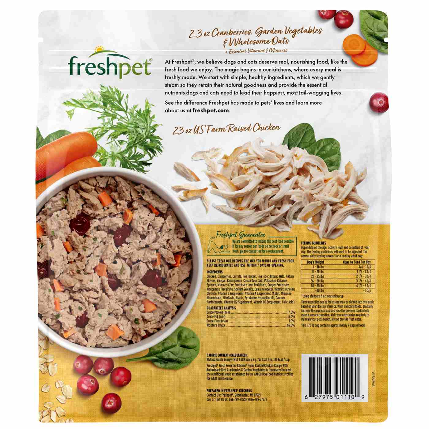 Freshpet Fresh from the Kitchen Home Cooked Chicken Fresh Dog Food; image 2 of 8
