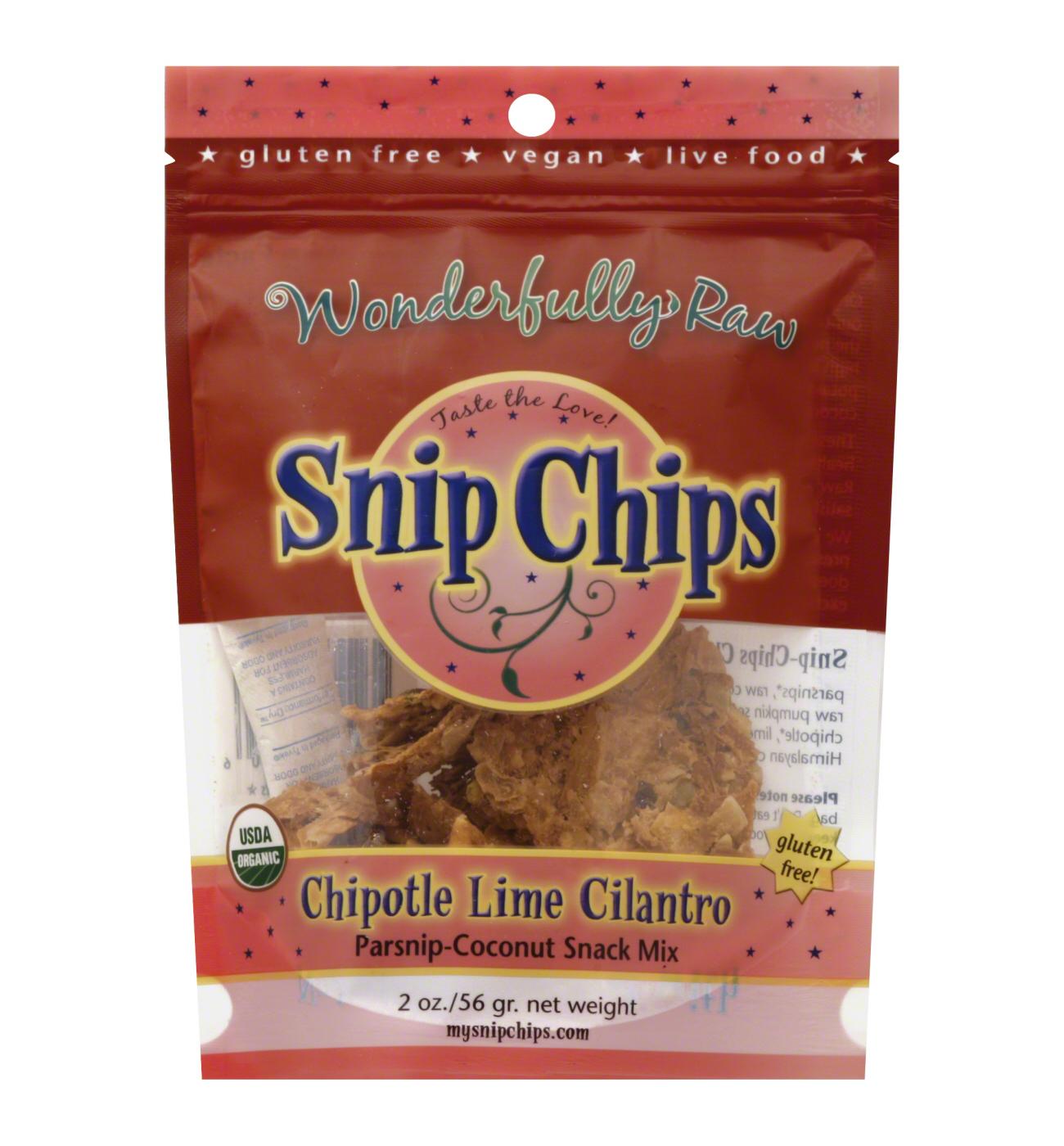 Snip Chips Wonderfully Raw Chipotle Lime Cilantro; image 2 of 2