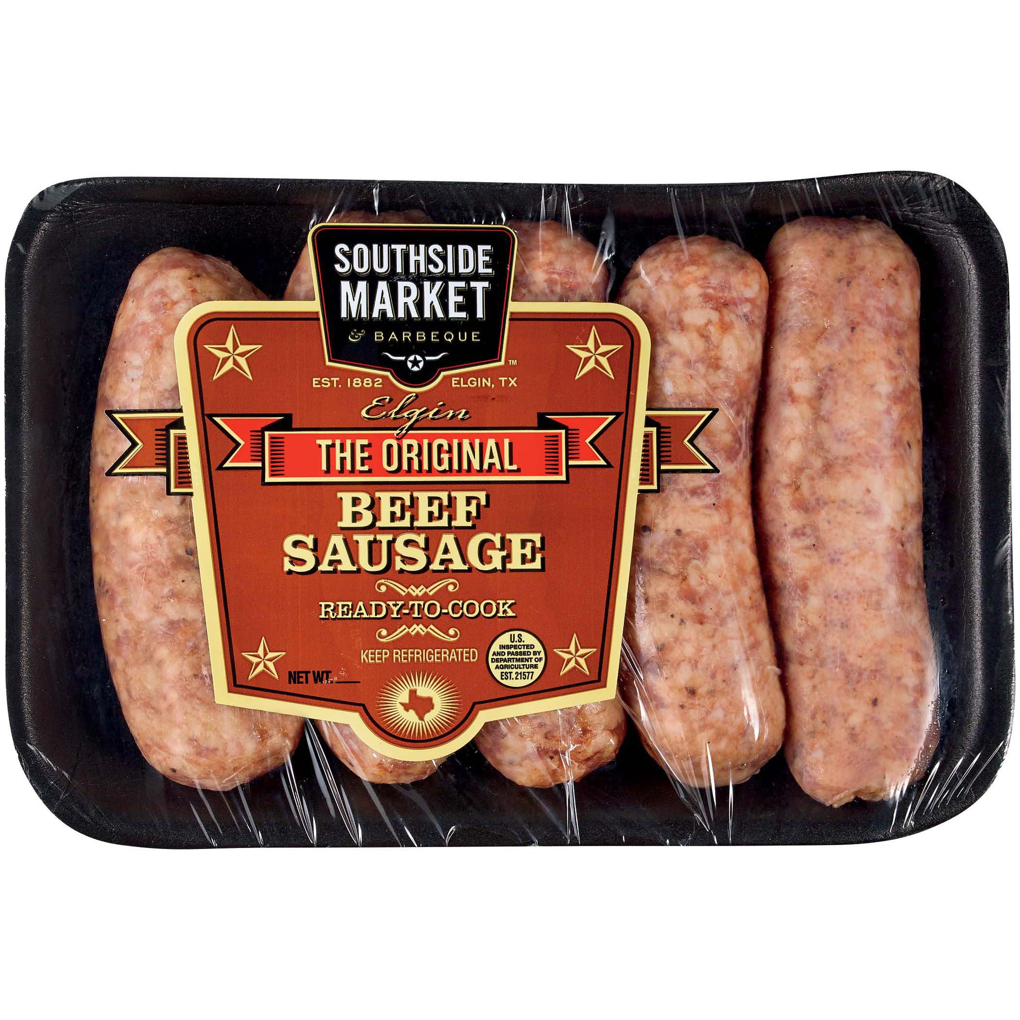 Southside Market & Barbeque Elgin Original Beef Sausage Shop Sausage