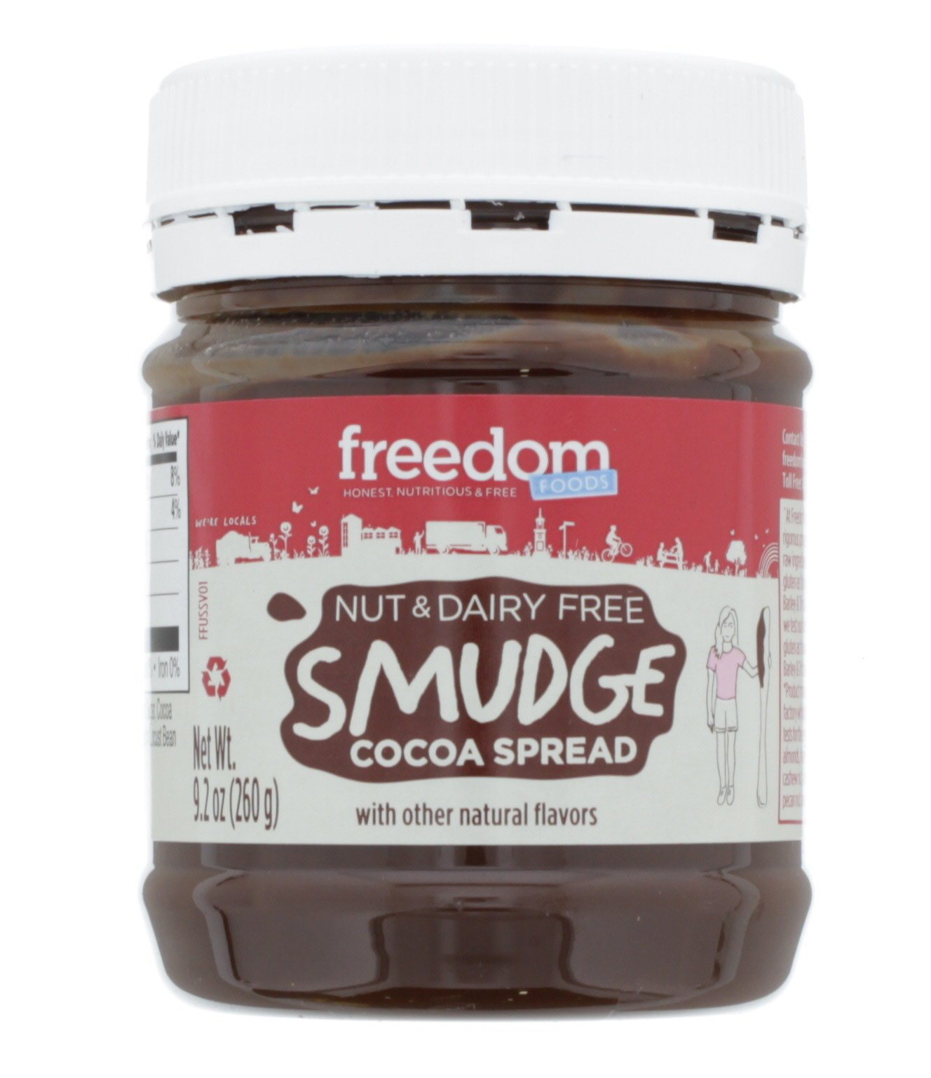 Freedom Foods Nut & Dairy Free Smudge - Cocoa Spread - Shop Peanut ...