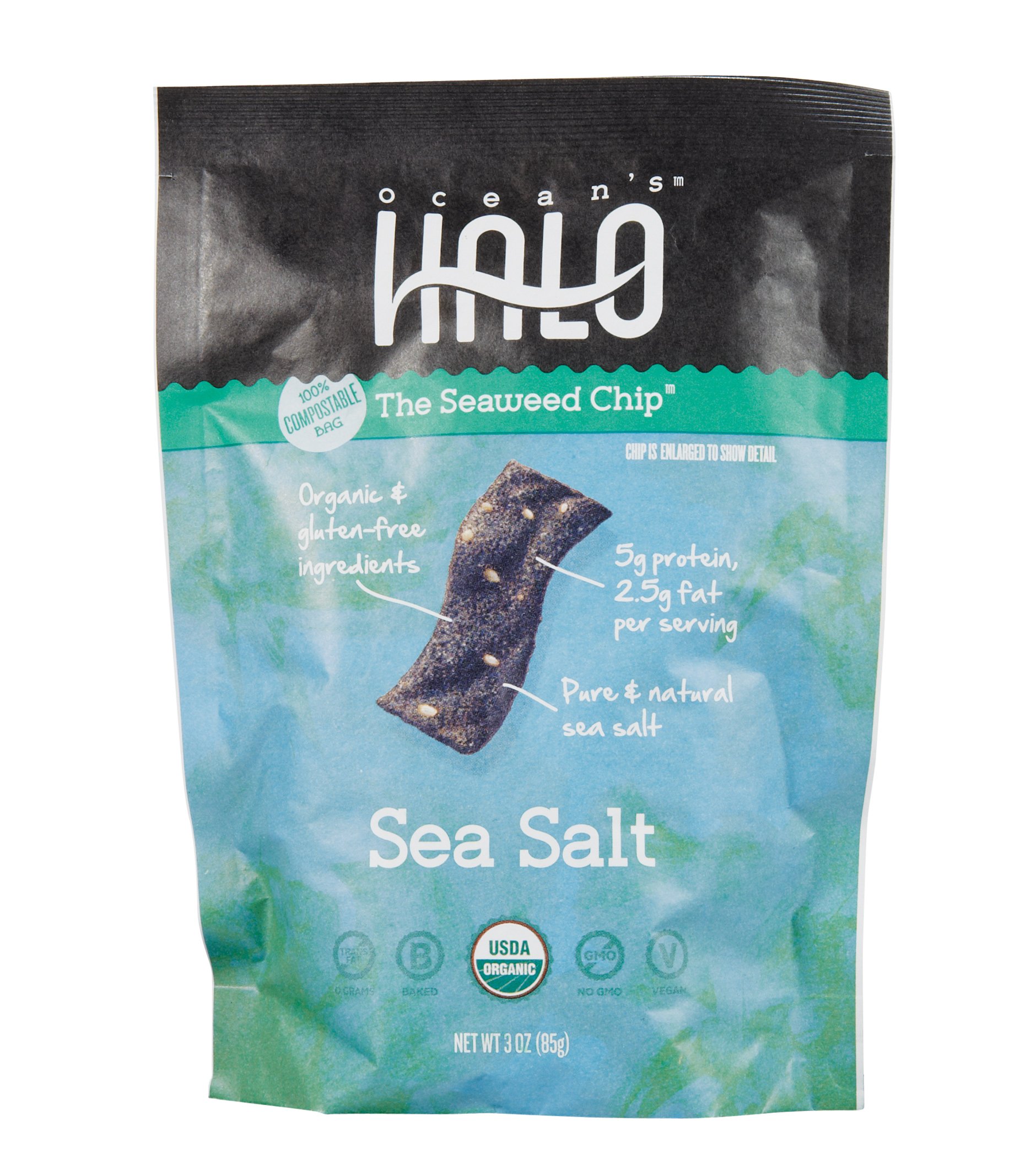 Ocean's Halo Sea Salt Seaweed Chips Shop Chips at HEB
