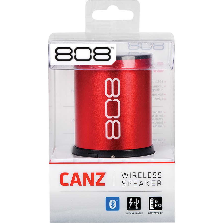 Canz 808 Red Wireless Bluetooth Speaker Shop Audio at HEB