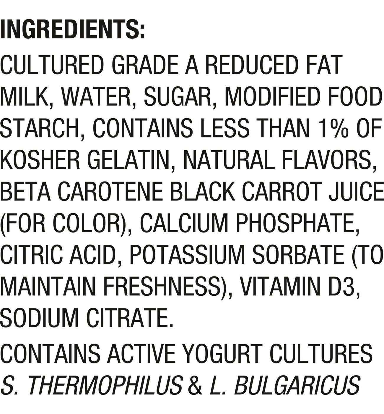 Dannon Danimals Lowfat Yogurt 4 pk Pouches - Strawberry; image 9 of 10