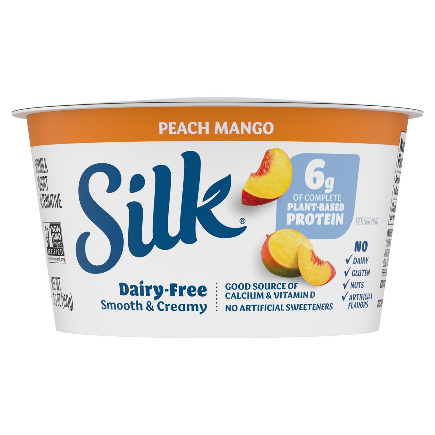 Silk Peach Mango Soymilk Yogurt Alternative; image 1 of 9