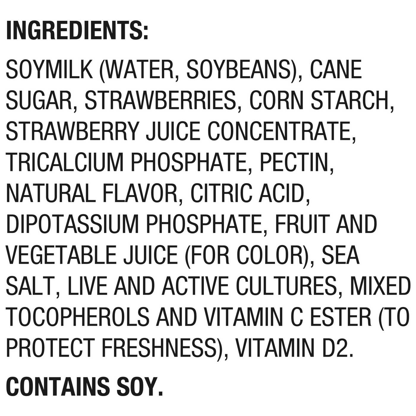 Silk Strawberry Soymilk Yogurt Alternative; image 5 of 9