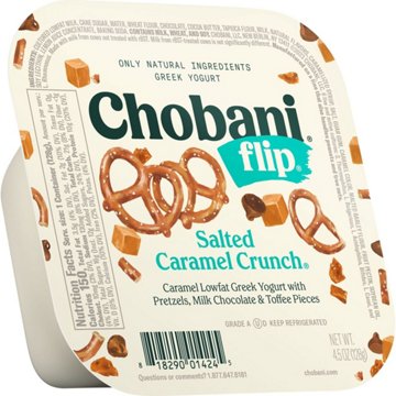 Chobani Flip Low-Fat Salted Caramel Crunch Greek Yogurt