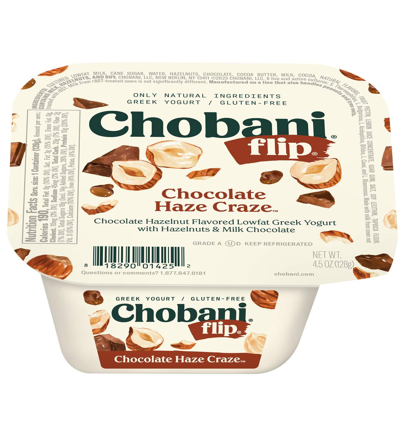 Chobani Flip Low-Fat Chocolate Haze Craze Greek Yogurt; image 1 of 6