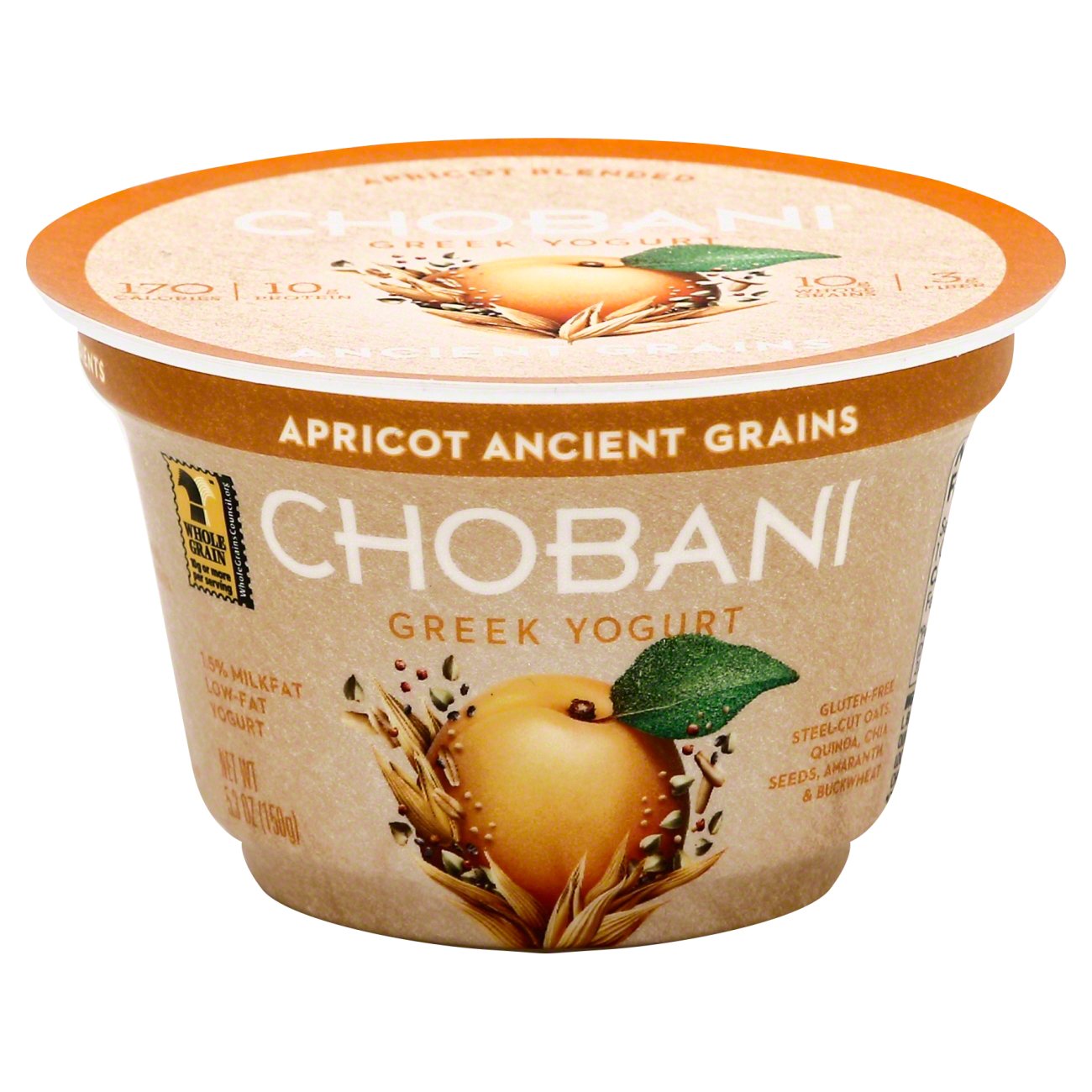 Chobani Oats Apricot Greek Yogurt Shop Yogurt at HEB