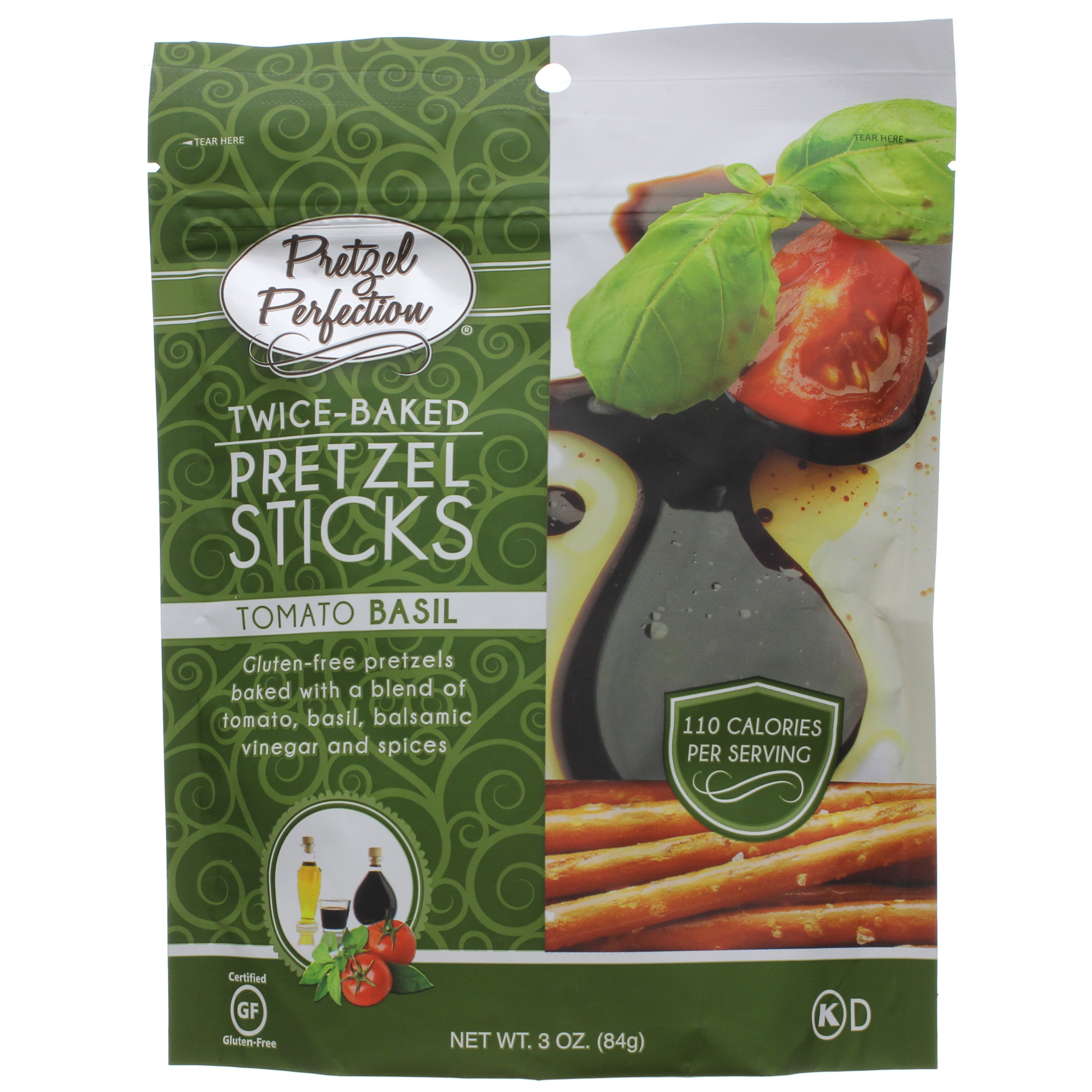 Pretzel Perfection Pretzel Sticks Tomato Basil