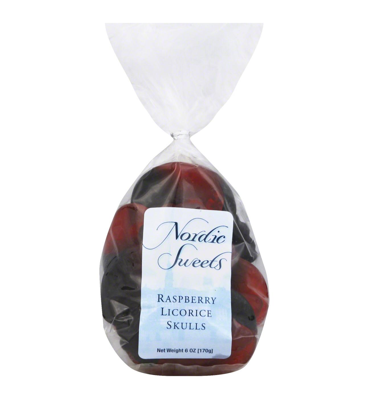 Nordic Sweets Raspberry Licorice Skull Candy - Shop Candy at H-E-B