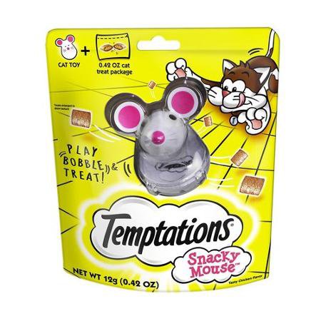 Temptations snacky mouse 2025 cat treat toy