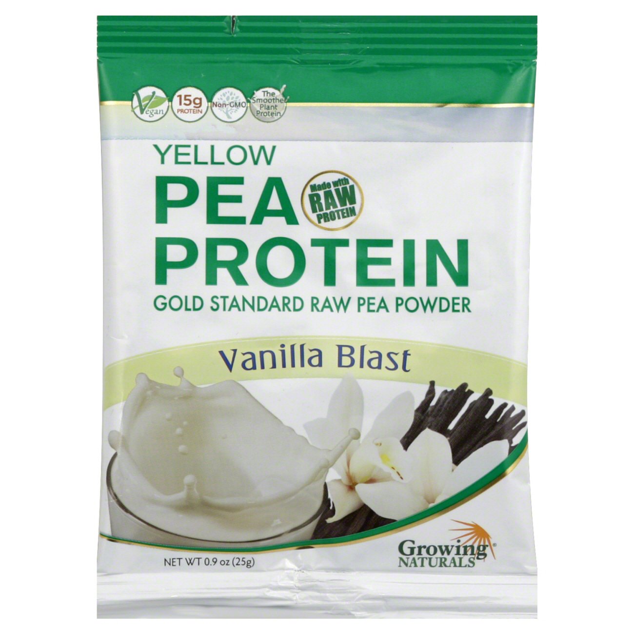 Growing Naturals Yellow Pea Protein Powder, Vanilla Blast Shop Diet