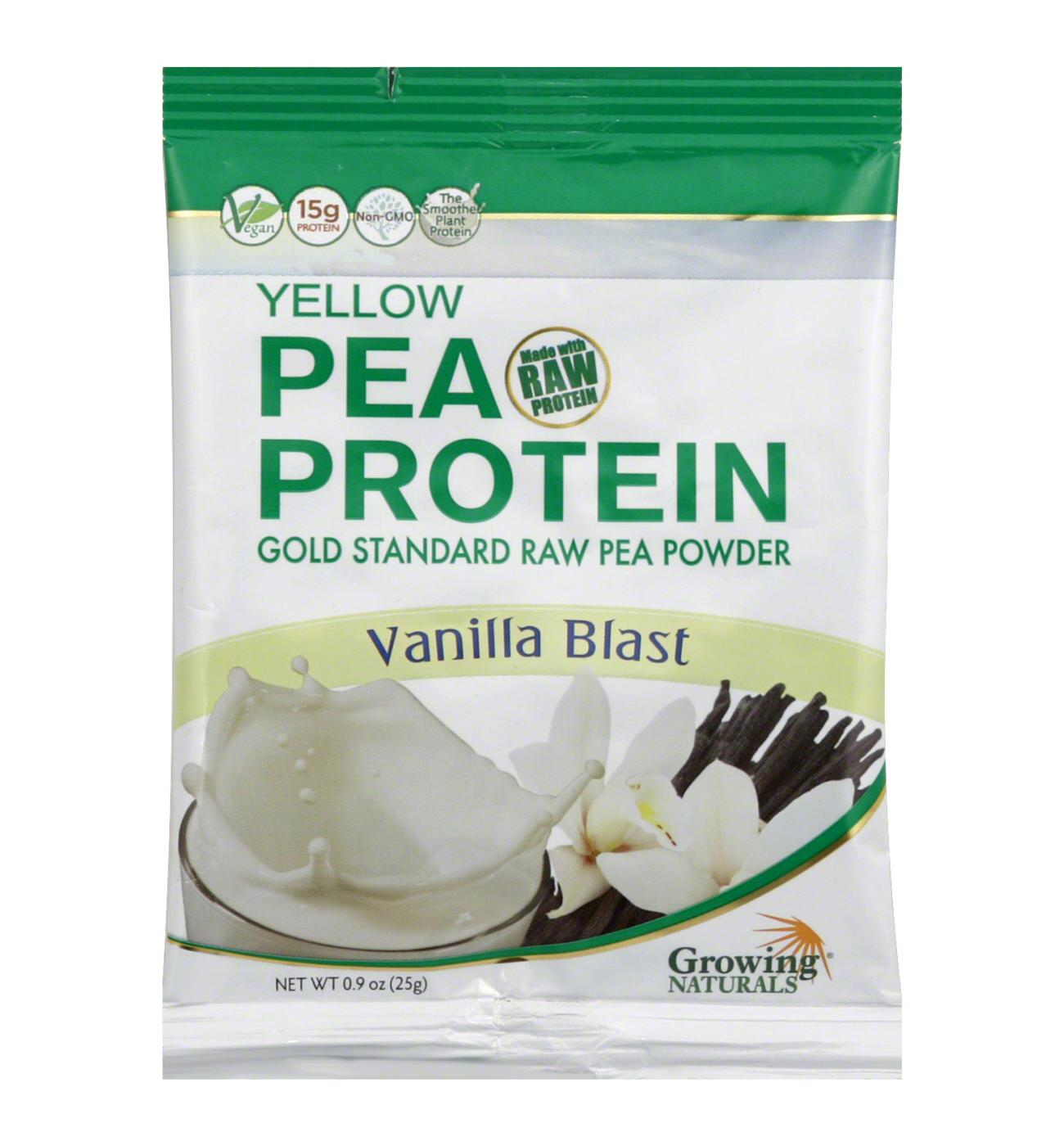 Growing Naturals Yellow Pea Protein Powder, Vanilla Blast; image 1 of 2