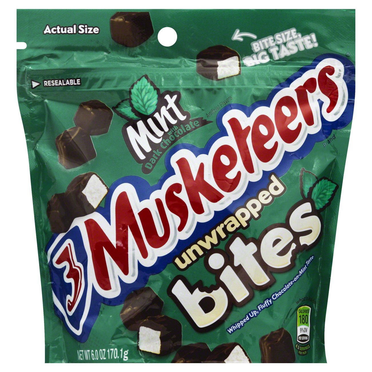 3 Musketeers Mint Bites Stand Up Pouch Shop Candy at HEB