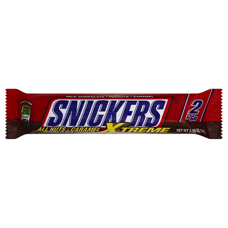 Snickers Xtreme 2 to Go Candy Bar - Shop Snacks & Candy at H-E-B