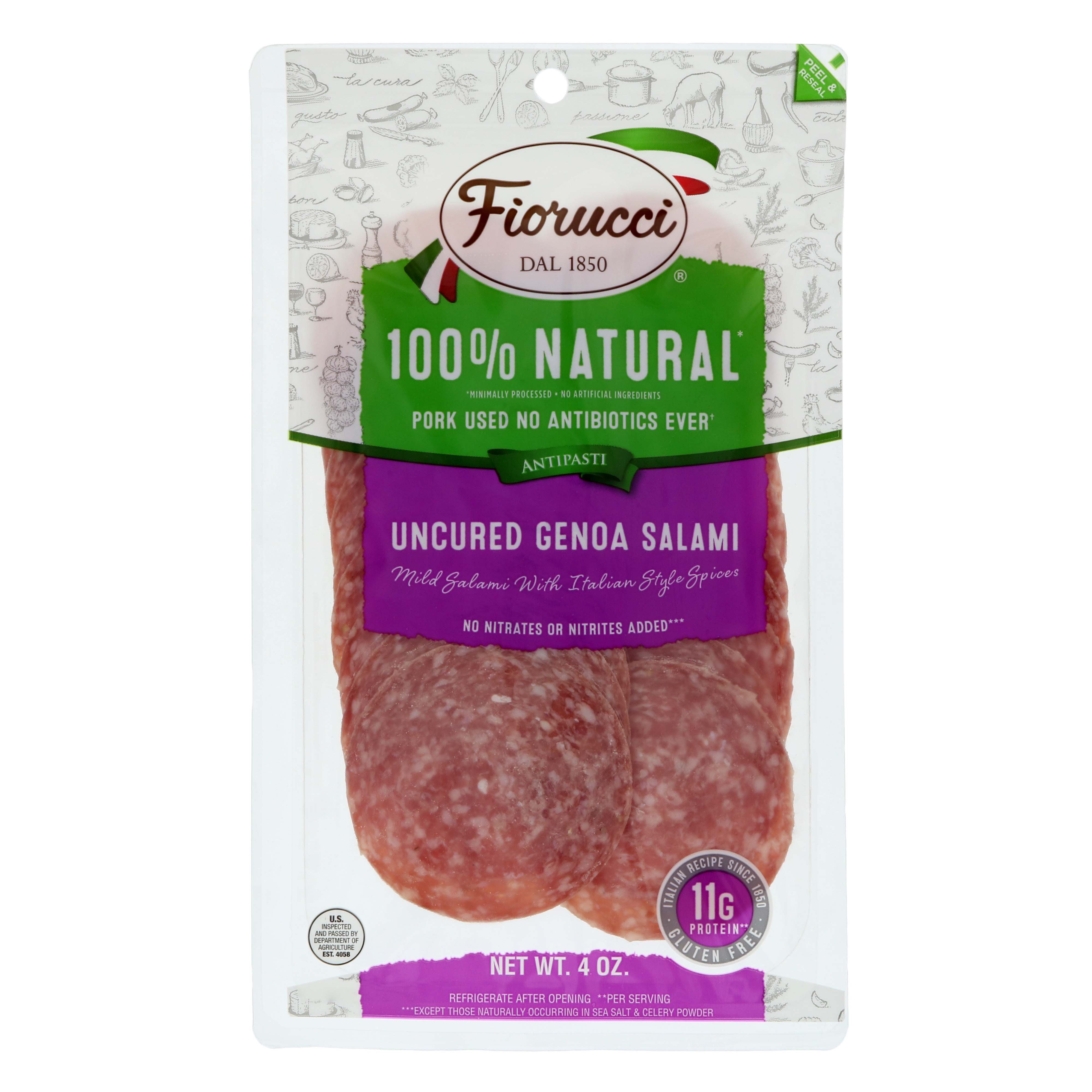 Fiorucci Uncured Genoa Salami - Shop Meat at H-E-B