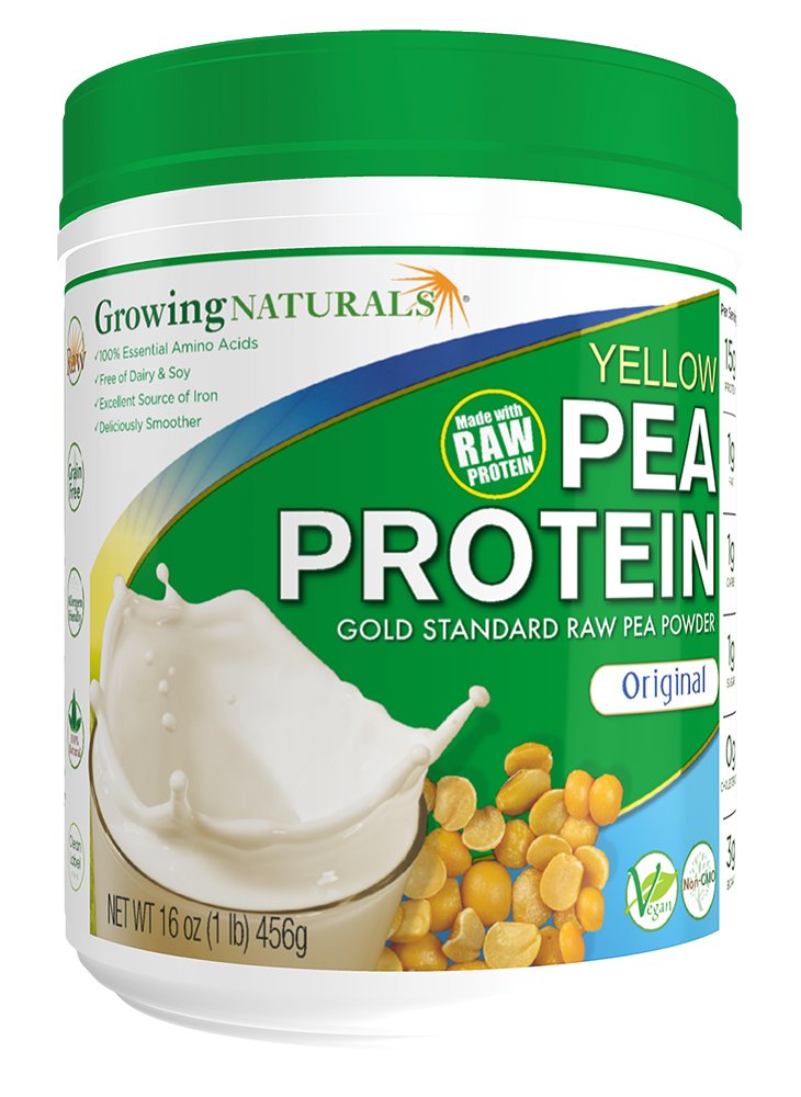 Growing Naturals Yellow Pea Protein Powder, Original Shop Diet