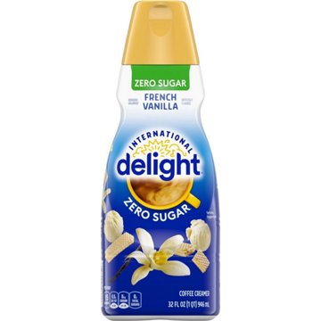 International Delight Zero Sugar Coffee Creamer - French Vanilla, 32 oz