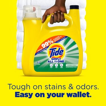 Tide Simply All In One Liquid Laundry Detergent, 85 Loads - Daybreak Fresh