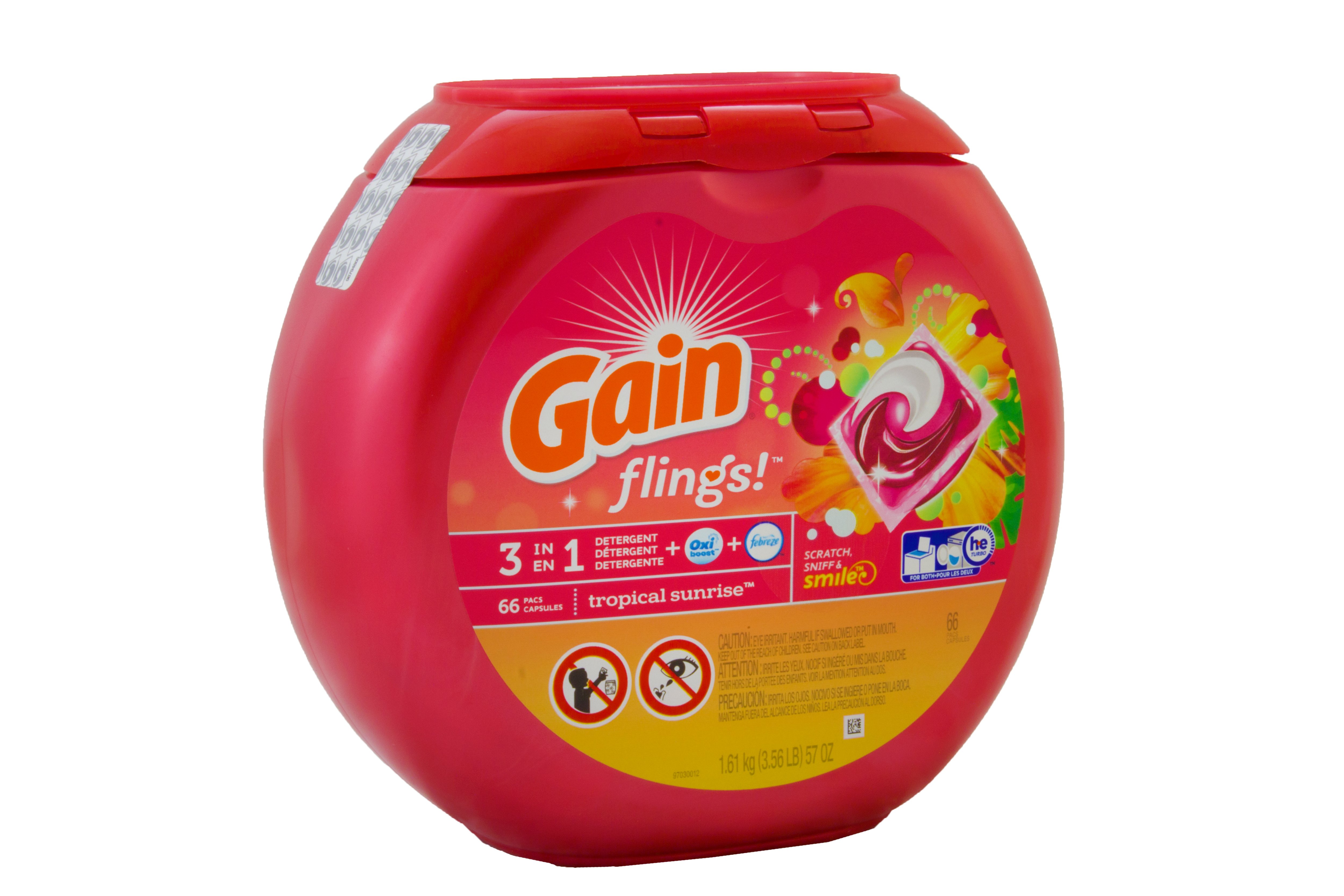 Gain Flings 3 In 1 Tropical Sunrise Detergent Shop Laundry at HEB