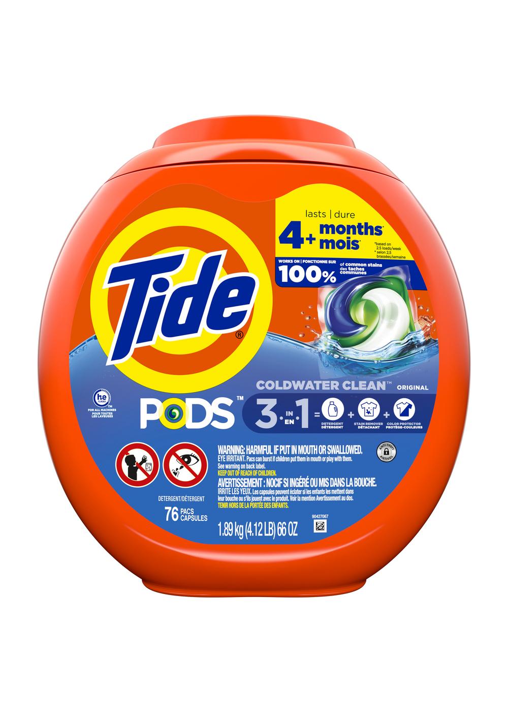 Tide PODS HE Laundry Detergent - Original; image 2 of 10