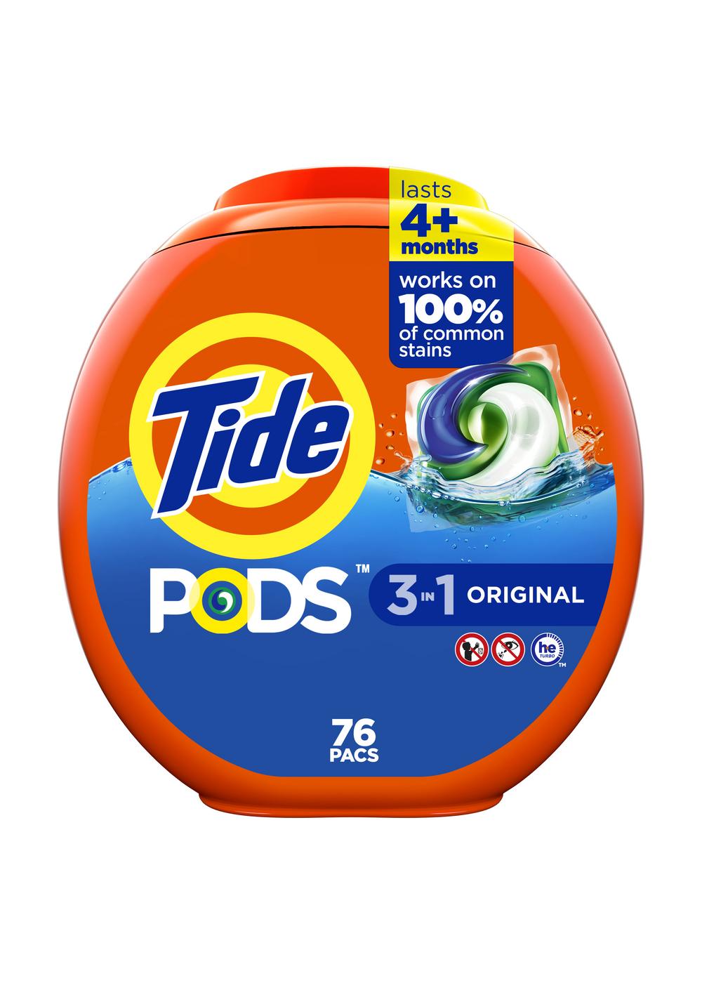 Tide PODS HE Laundry Detergent - Original; image 1 of 9