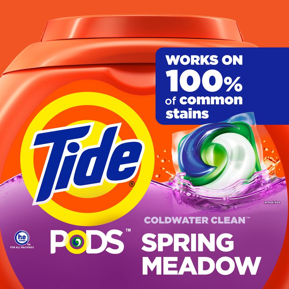 Tide PODS Spring Meadow HE Laundry Detergent Pacs; image 7 of 10