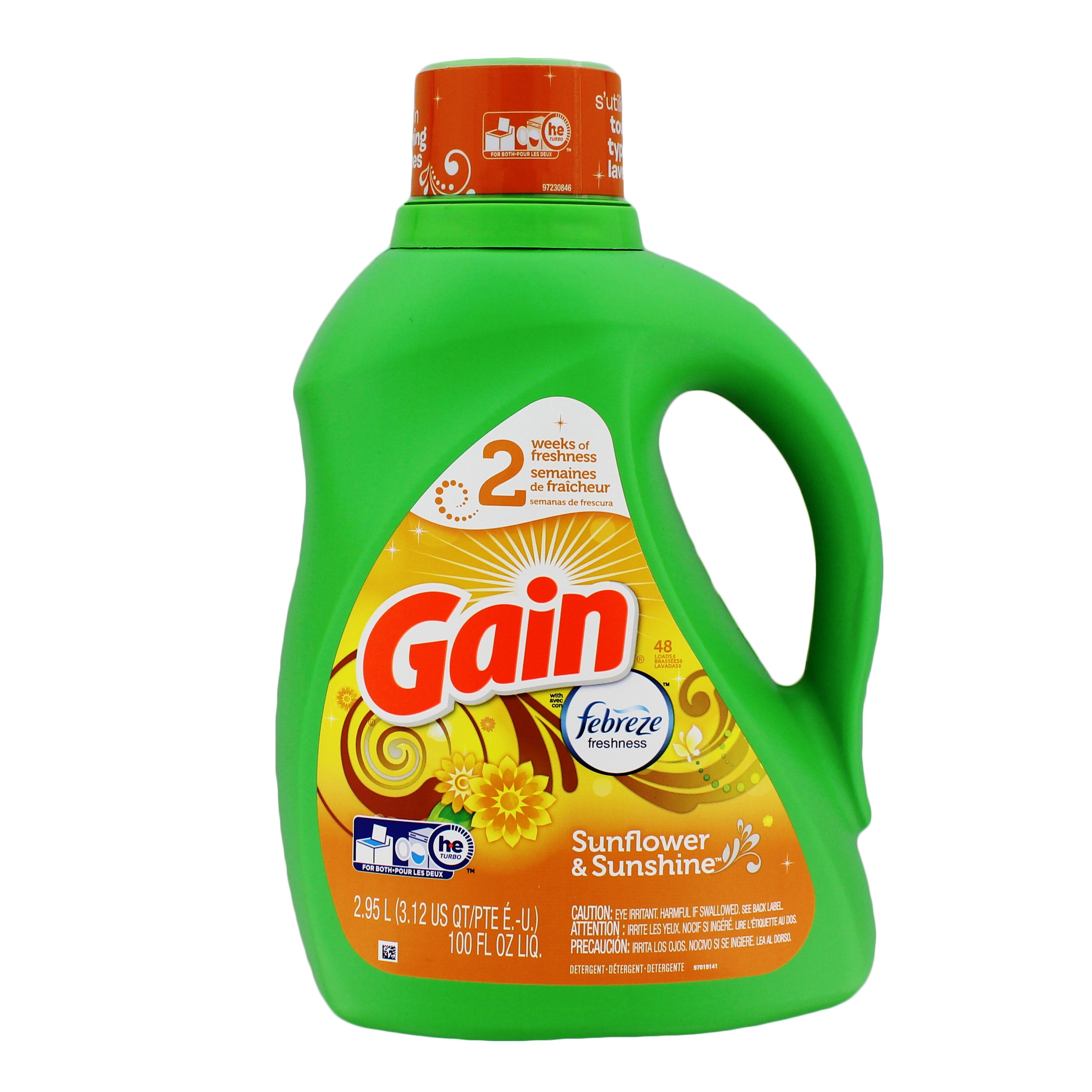 Gain Sunflower & Sunshine with Febreze Freshness Liquid Laundry