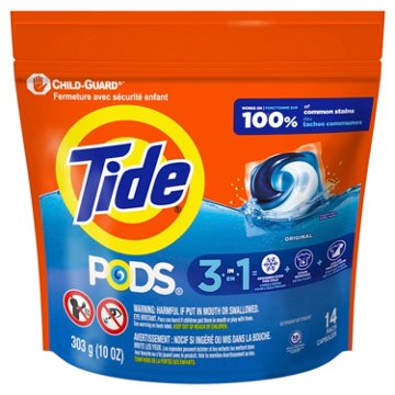 Tide PODS 3-in-1 Stain Remover Laundry Detergent Pacs - Original Scent