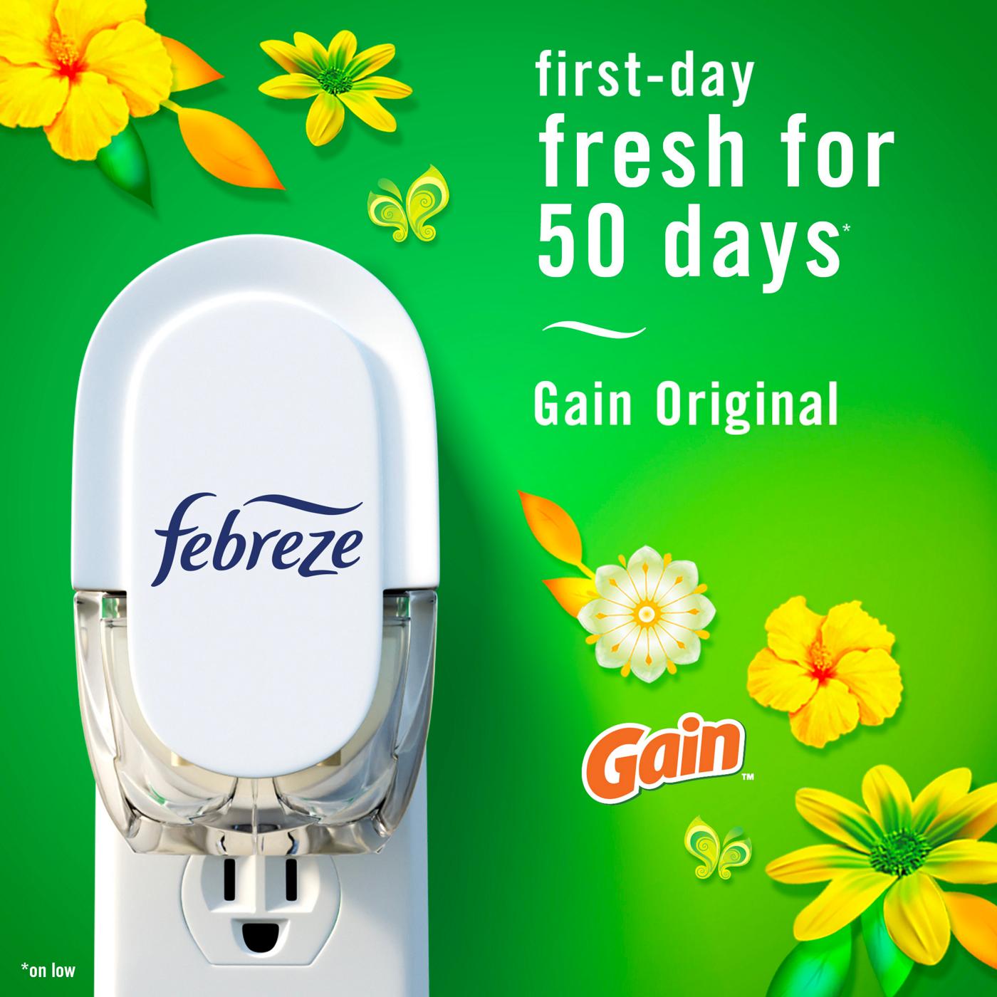 Febreze Plug In Air Freshener Odor-Fighting Scented Oil Diffuser ...