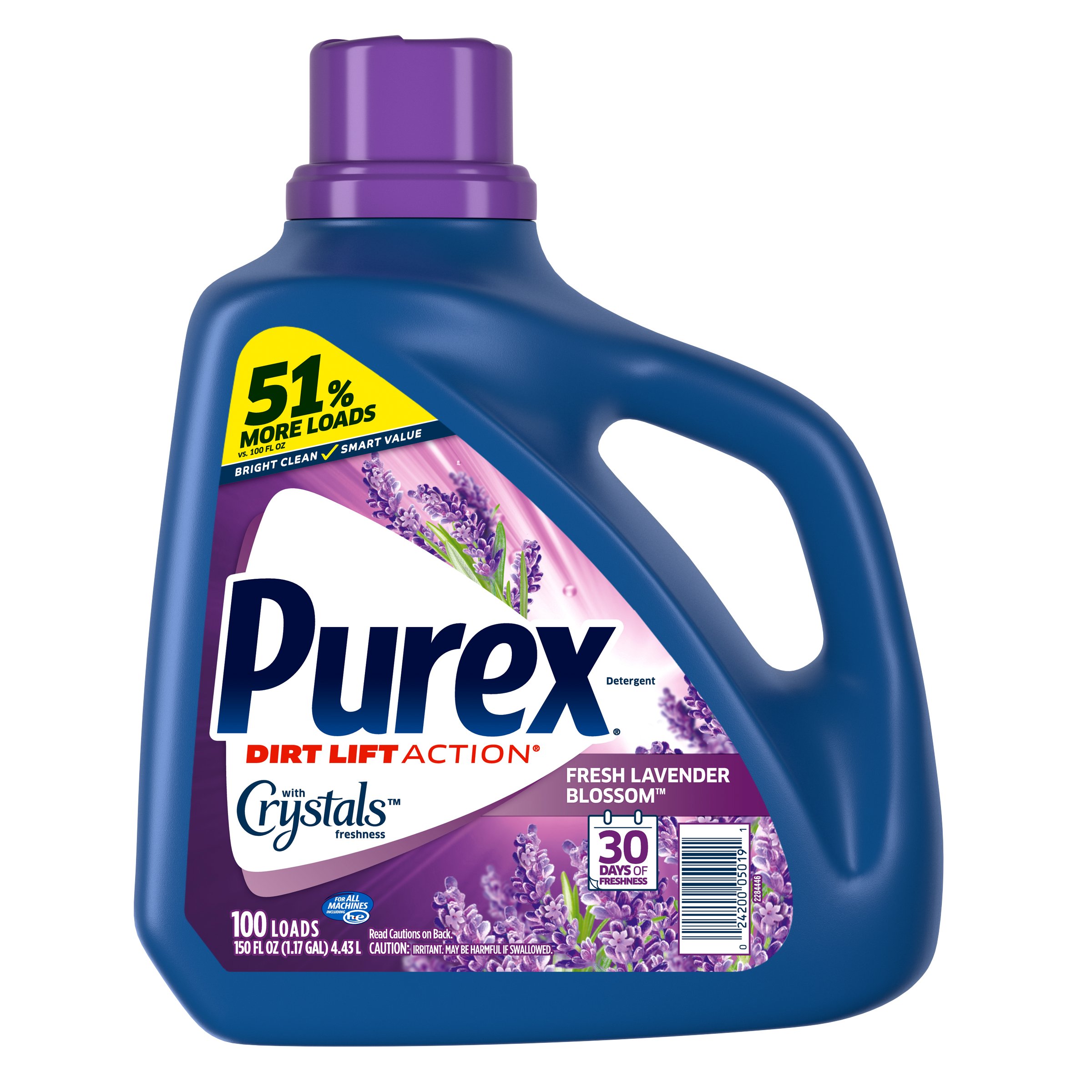 Purex with Crystals Freshness Lavender Blossom HE Liquid Laundry