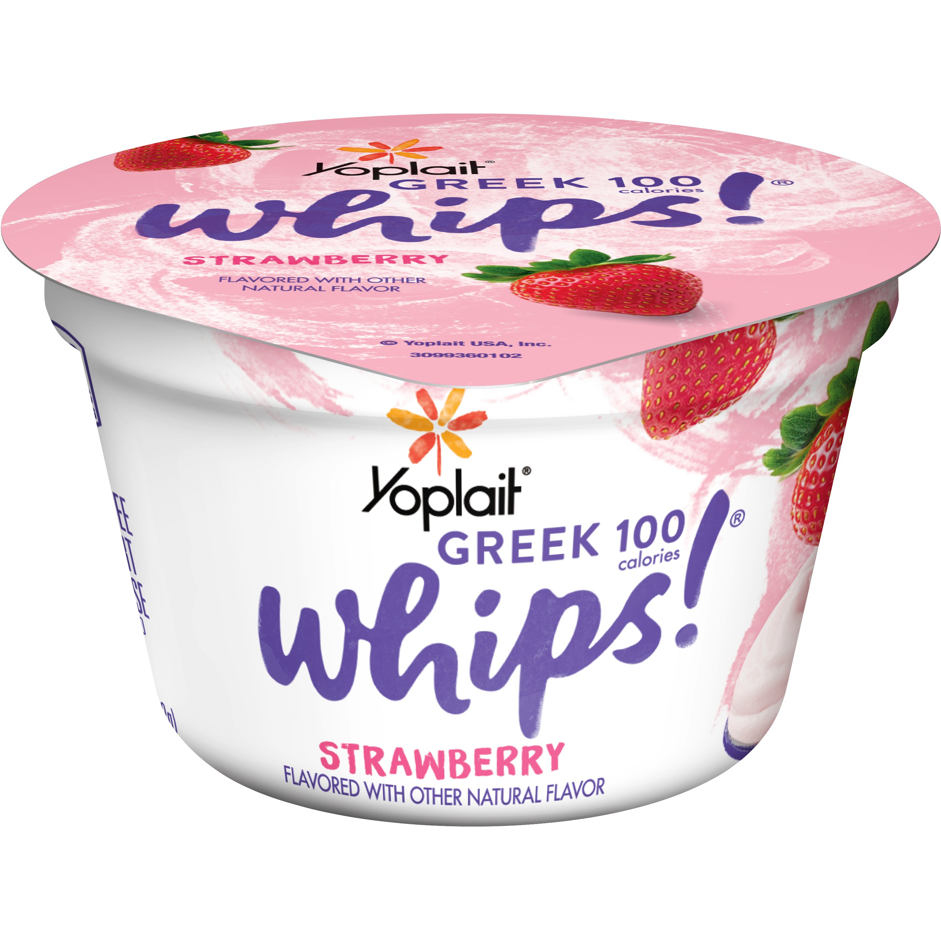 Yoplait Greek 100 Whips! Fat Free Strawberry Yogurt Shop Yogurt at HEB