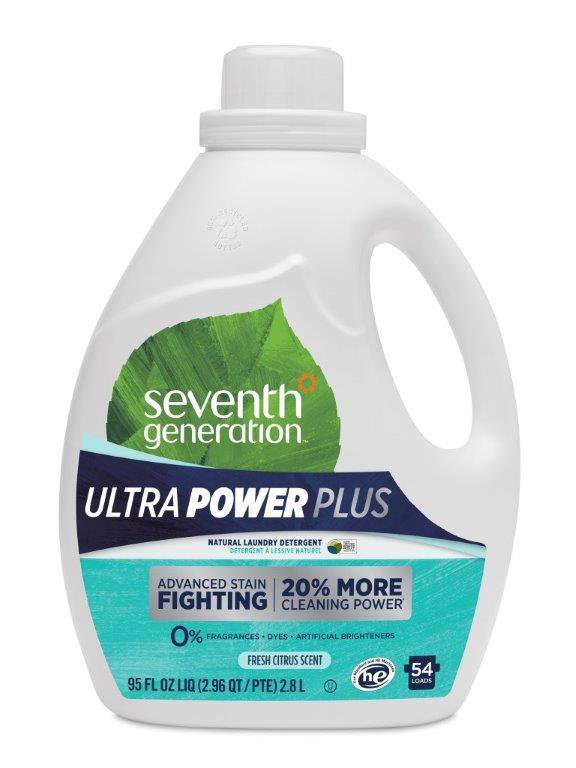 Seventh Generation Fresh Citrus Ultra Power Plus HE Liquid Laundry Detergent 54 Loads Shop