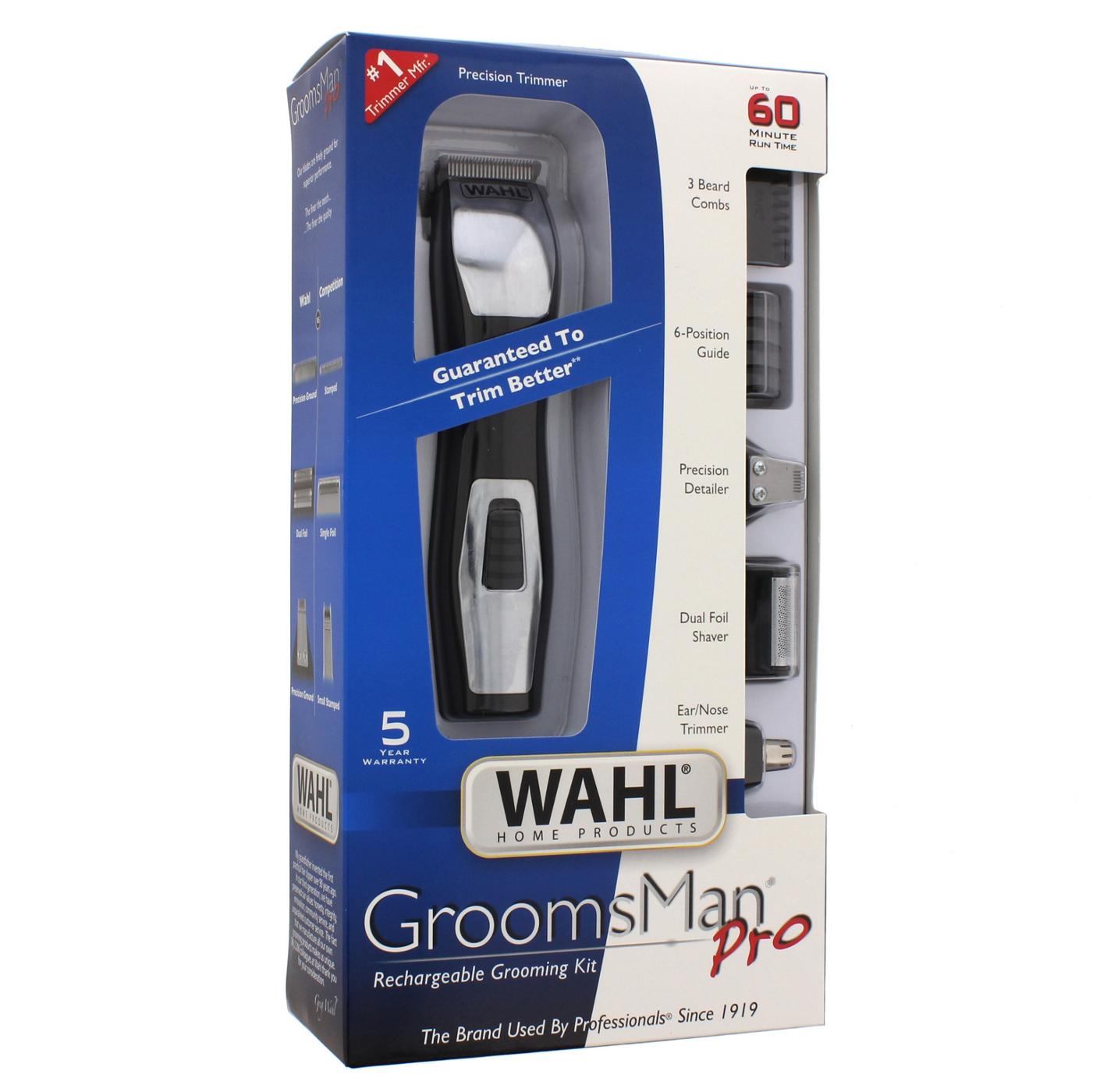 Wahl Groomsman Pro Rechargeable Grooming Kit - Shop Electric