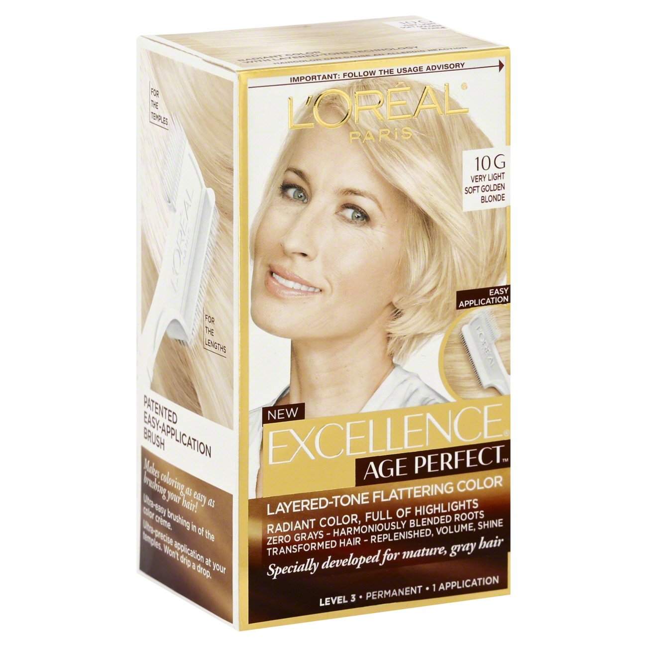 L'Oréal Paris Excellence Age Perfect Very Light Golden Blonde - Shop ...