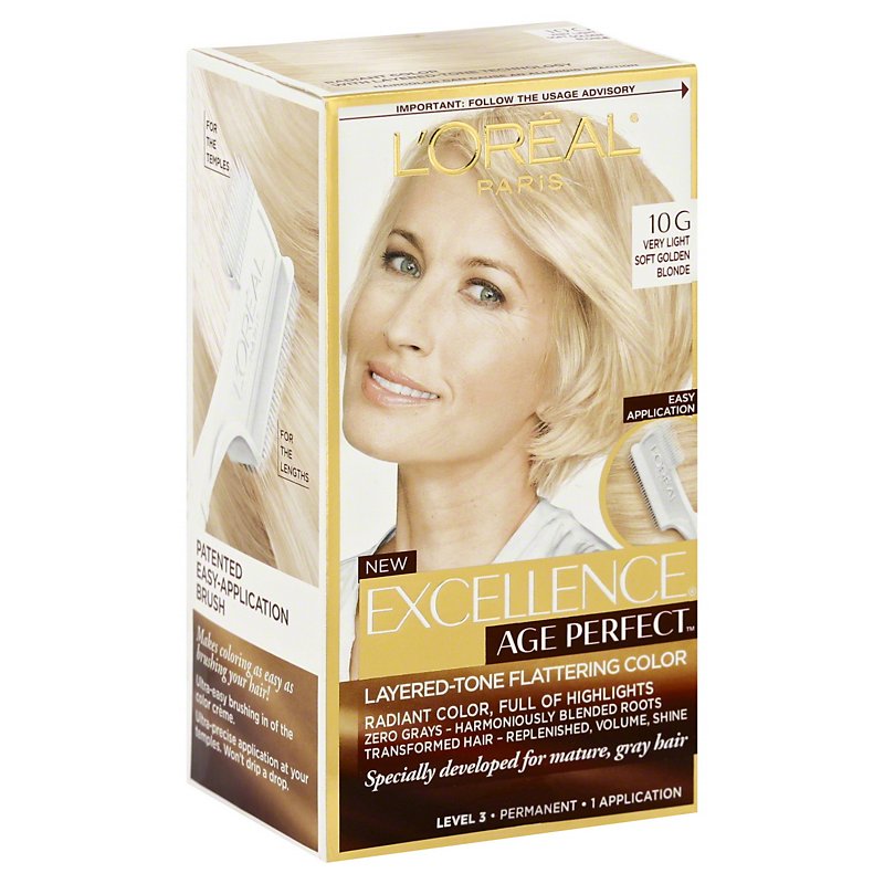 L'Oréal Paris Excellence Age Perfect Very Light Golden Blonde - Shop Hair  Care at H-E-B