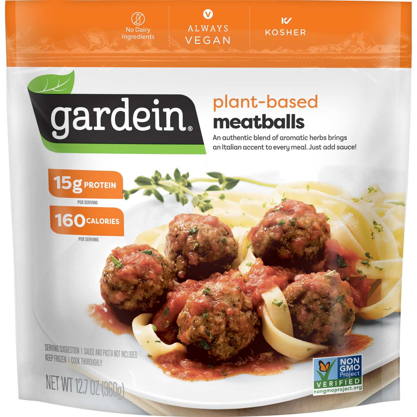Gardein Vegan Frozen Plant-Based Meatballs; image 1 of 7