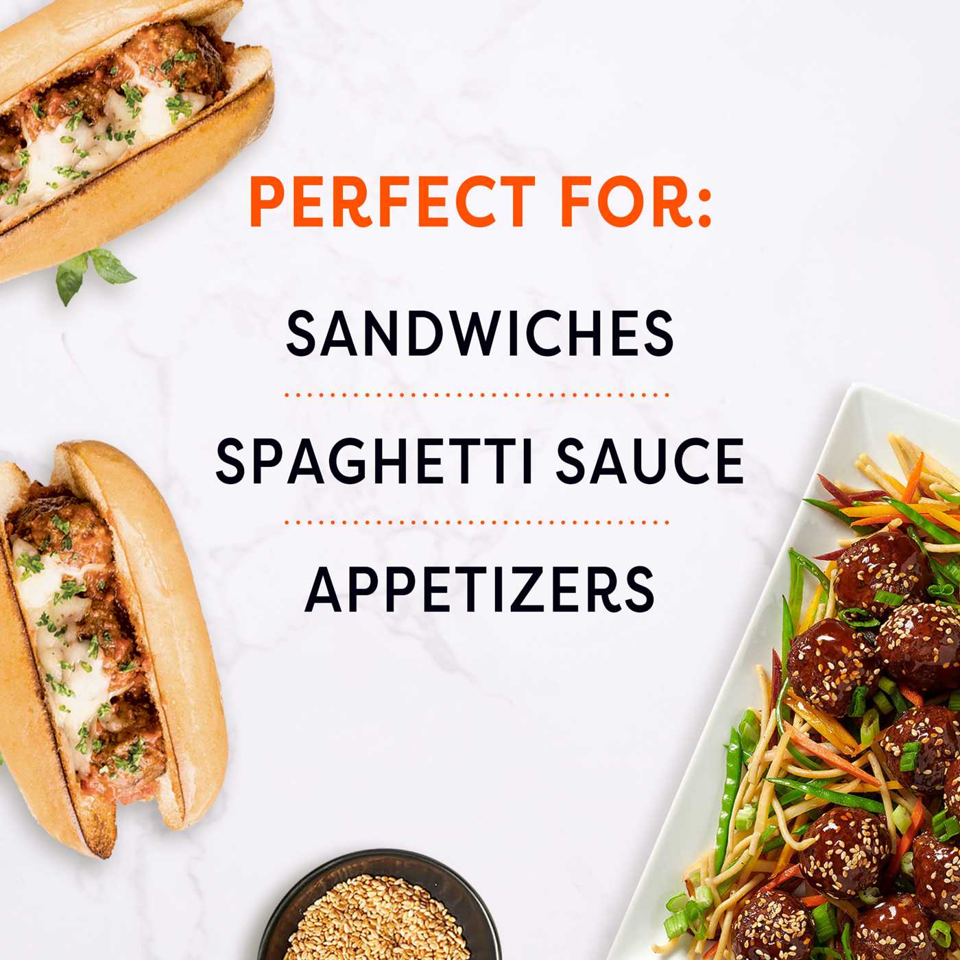 Gardein Vegan Frozen Plant-Based Meatballs; image 3 of 7