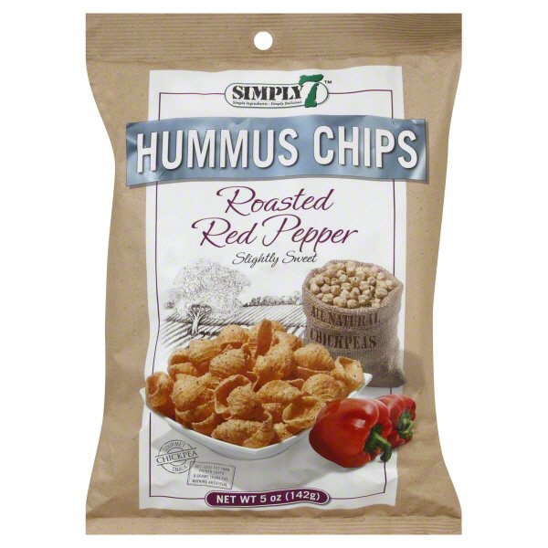 Simply 7 Hummus Chips Roasted Red Pepper Shop Chips at HEB