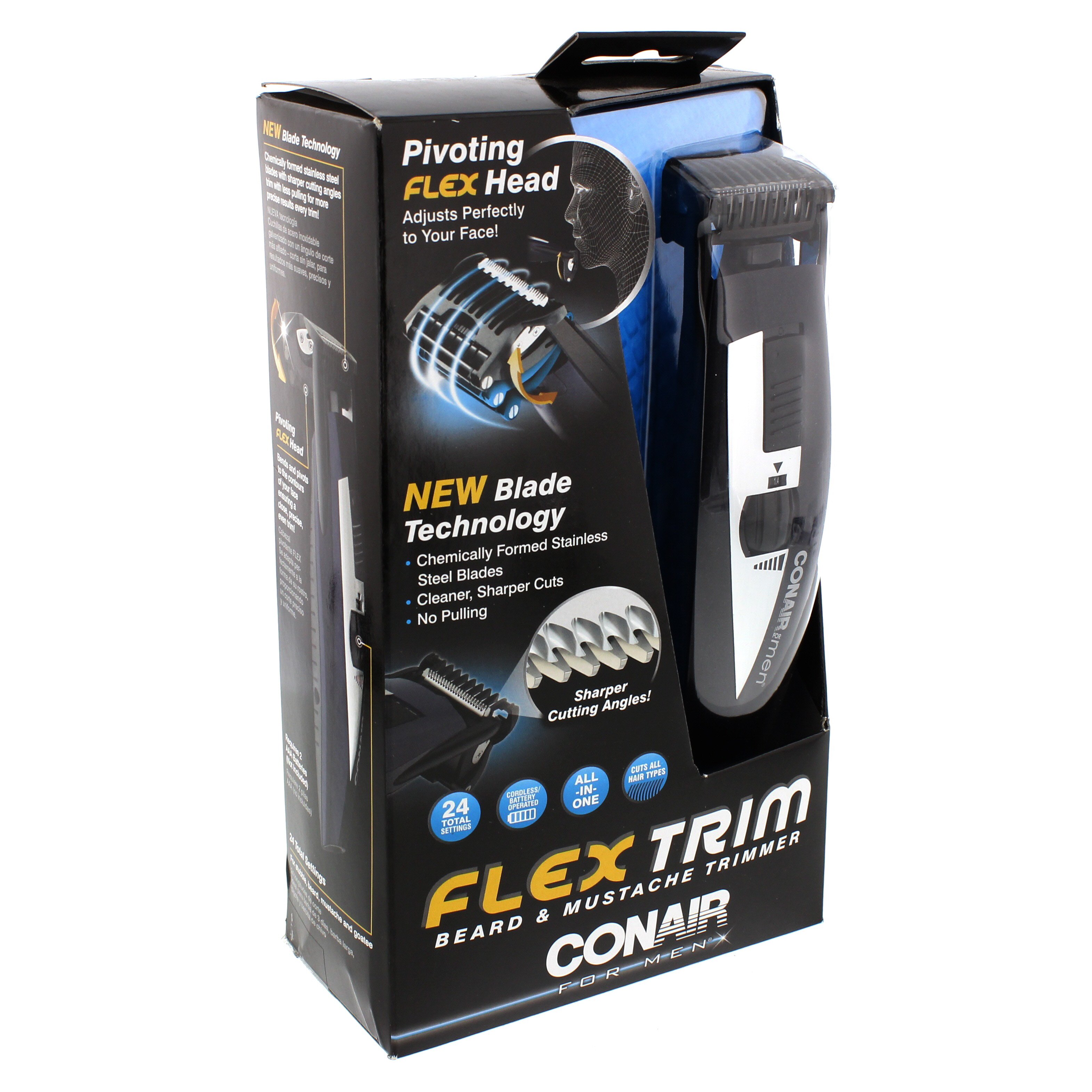 Conair Flex Trim Beard Mustache Trimmer For Men Shop Electric Shavers