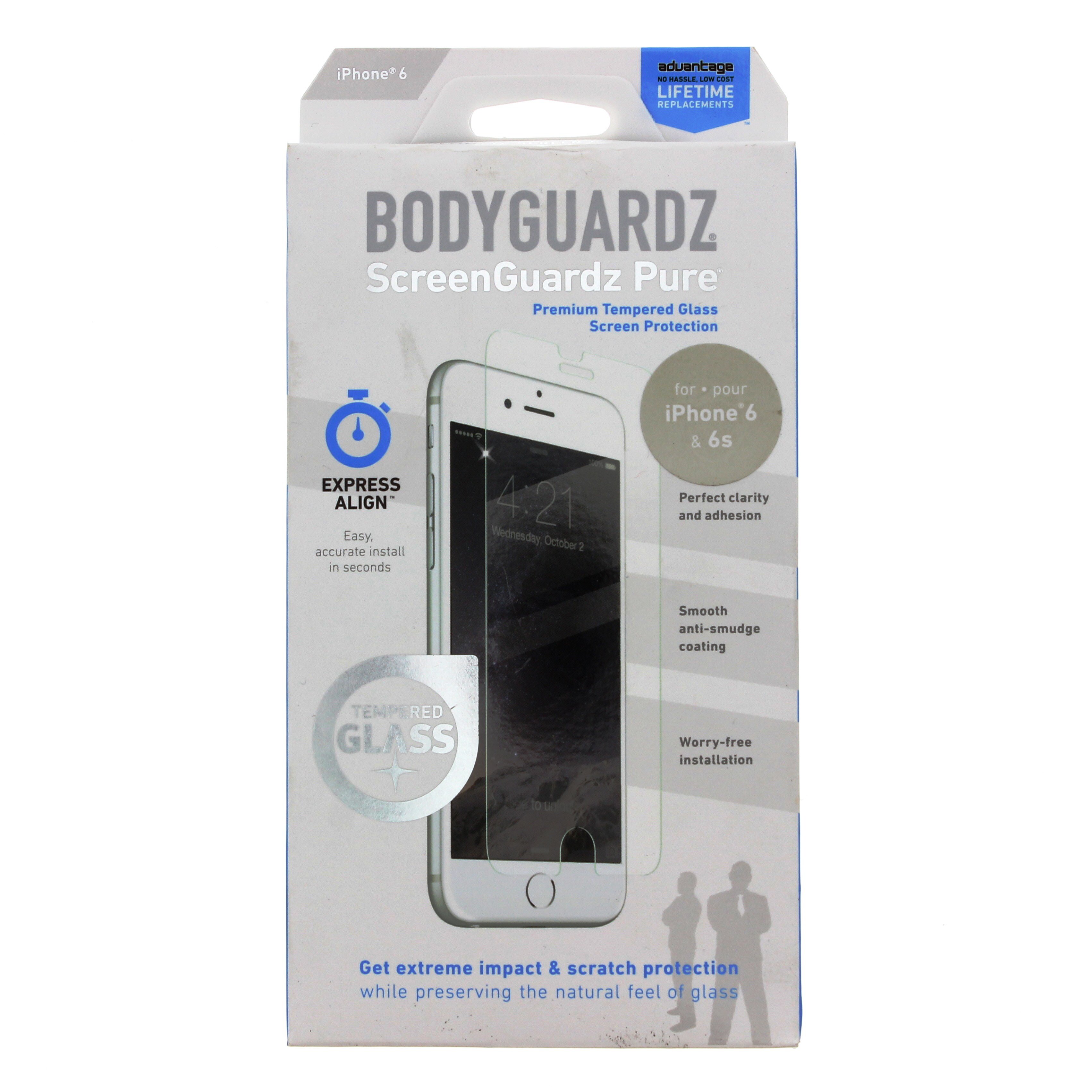 BodyGuardz ScreenGuardz Pure Premium Screen Protector for iPhone 6 Shop Screen Protectors at HEB