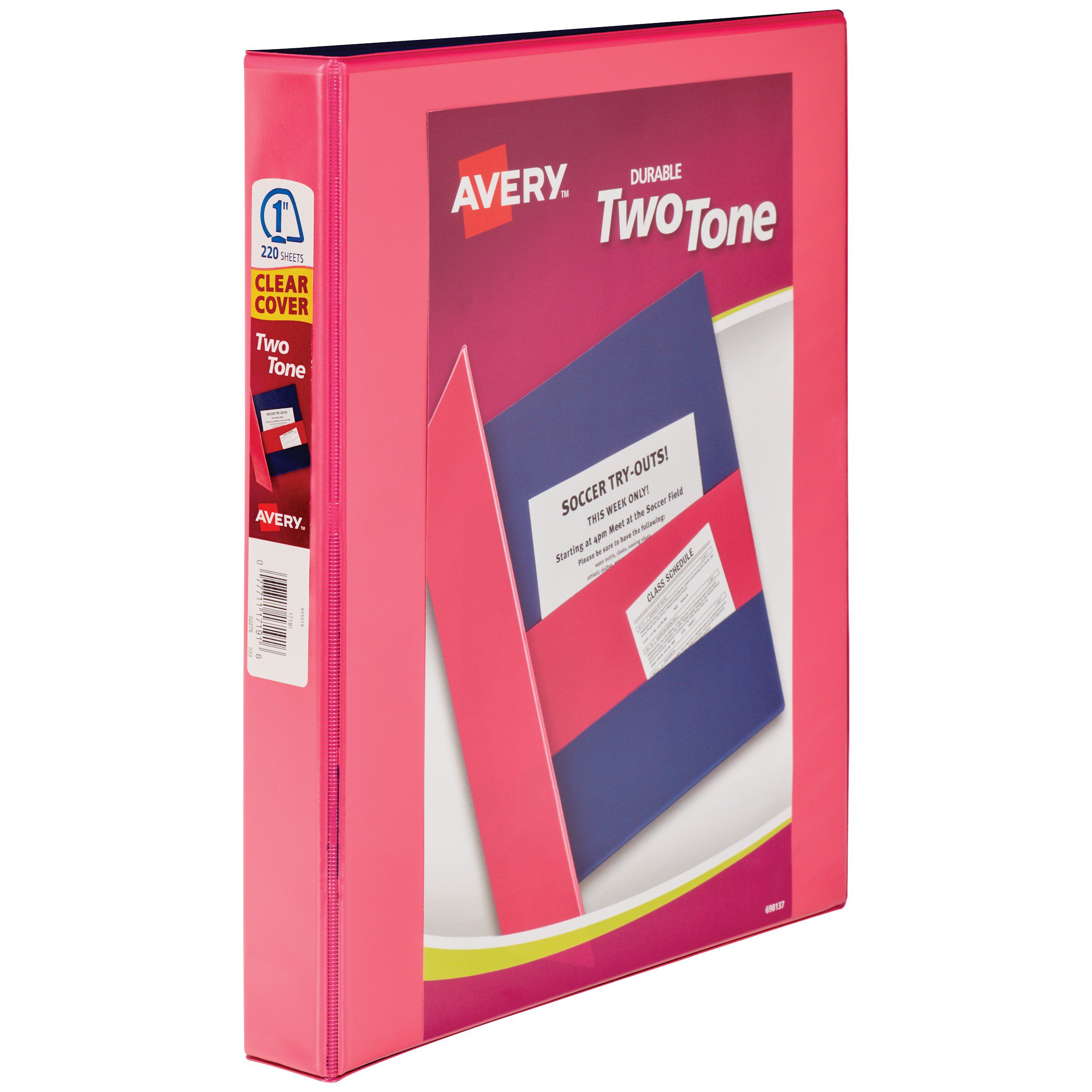 Avery Durable Binder Two Tone Assortment Shop Binders at HEB
