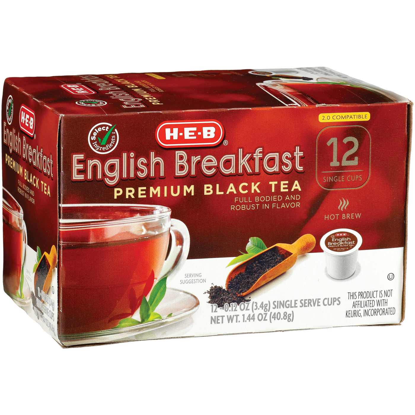 H-E-B English Breakfast Black Tea Single Serve Cups; image 2 of 2