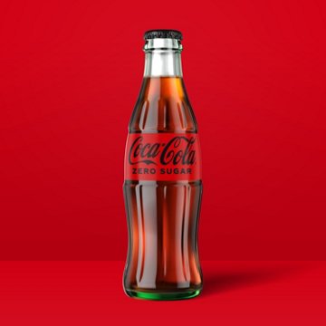 Coca-Cola Zero Sugar Soda Soft Drink 6 pk Glass Bottles