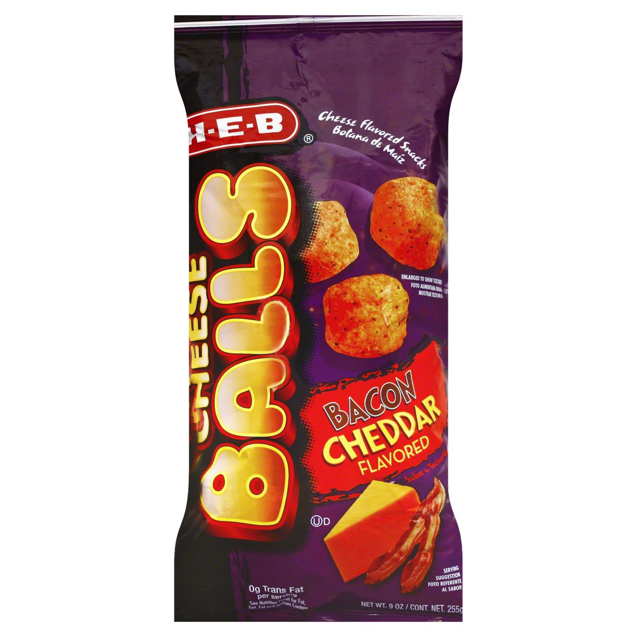 H-E-B Bacon Cheddar Flavored Cheese Balls - Shop Chips At H-E-B