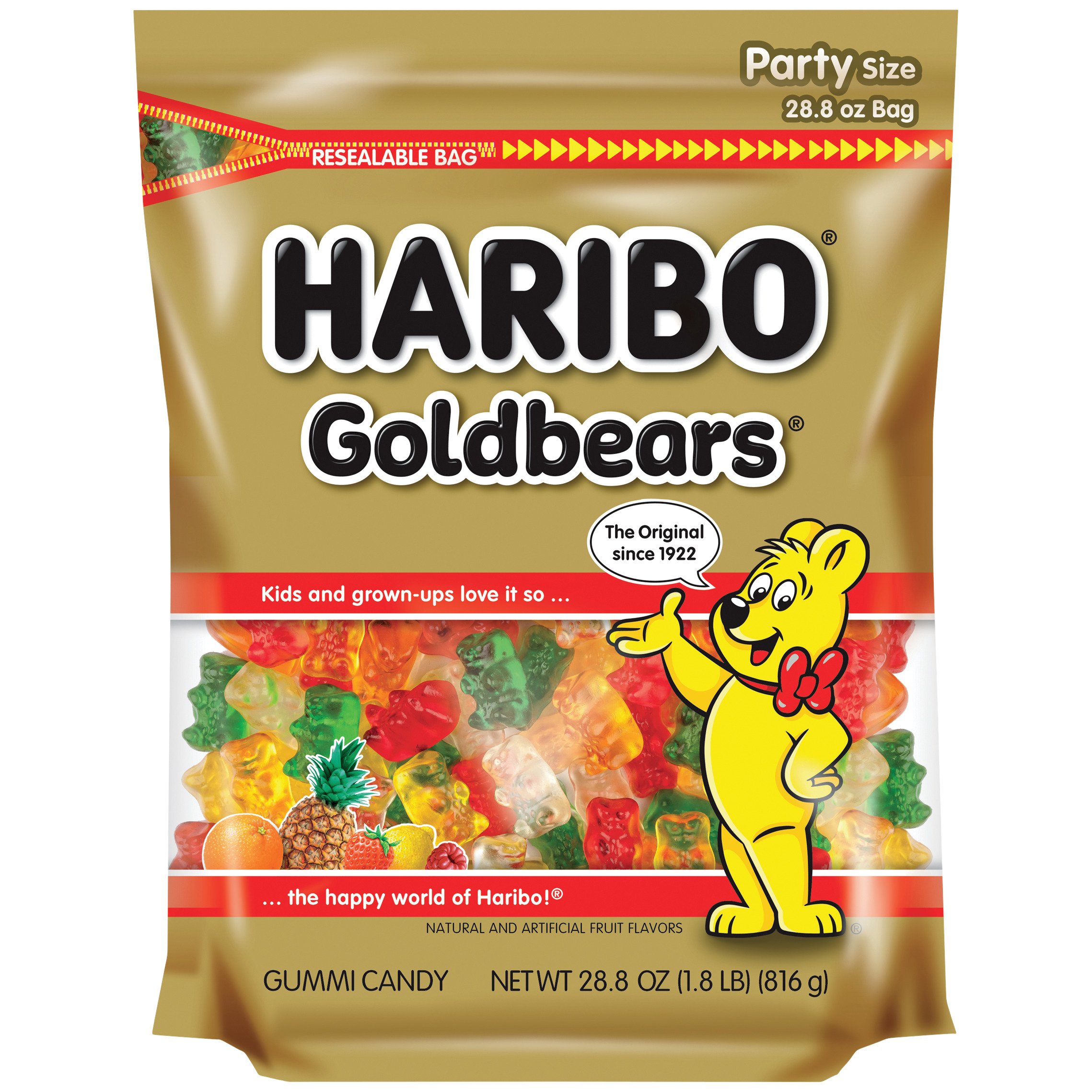 Haribo Gold Bears Gummi Candy Resealable Bag Shop Candy At H E B