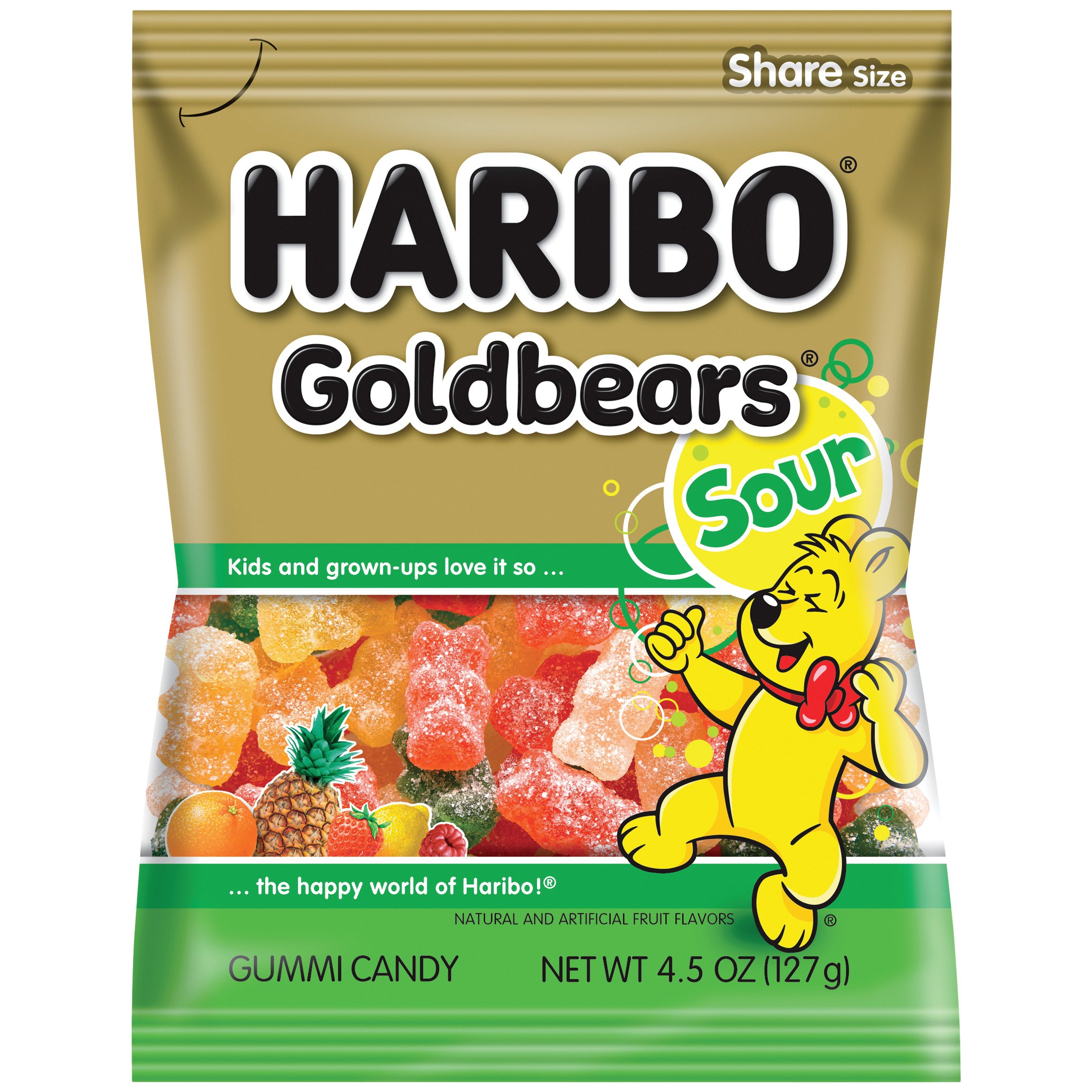 Haribo Sour Gold Bears Gummi Candy Shop Candy At H E B