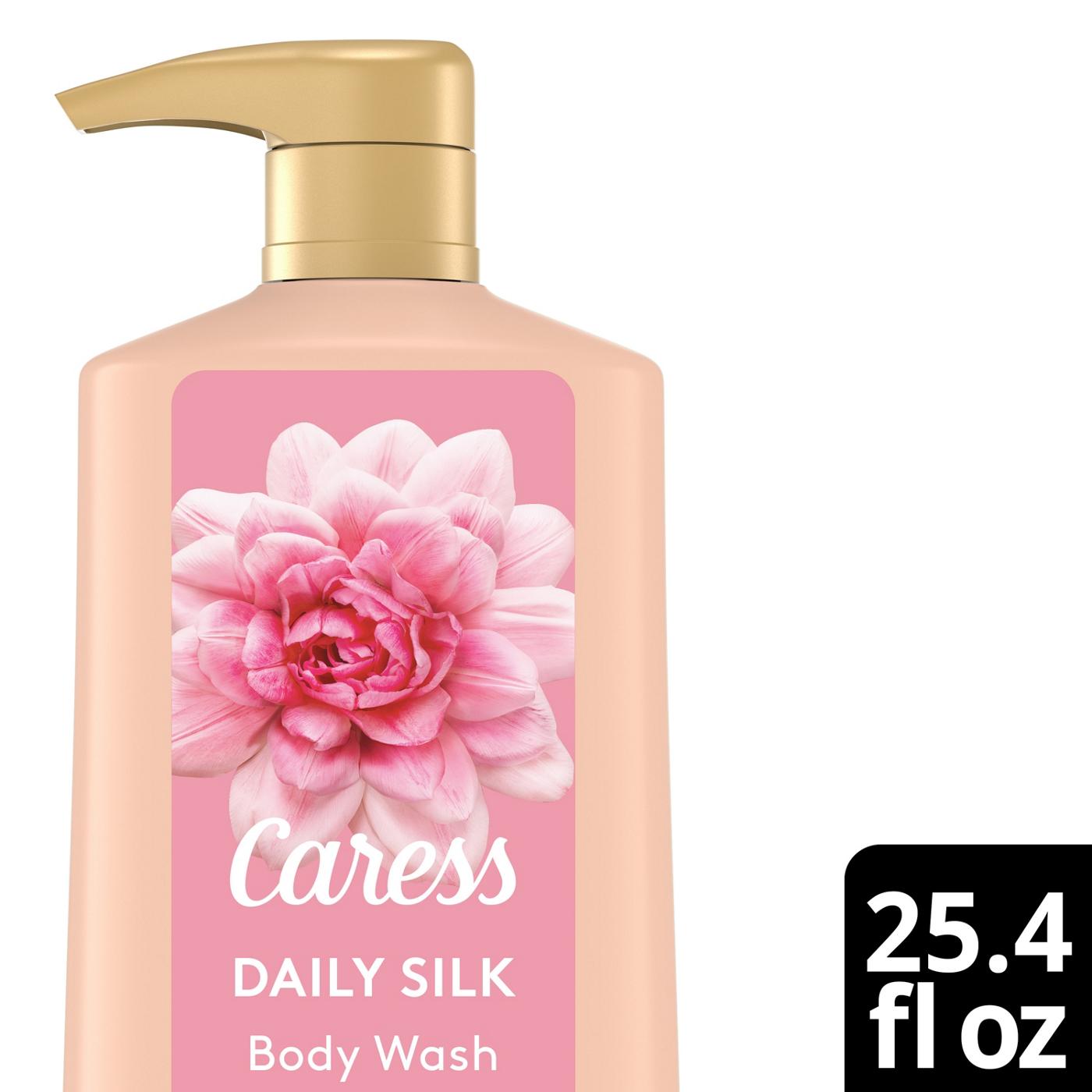 Caress Moisturizing Body Wash with Pump - White Peach & Orange Blossom; image 2 of 8