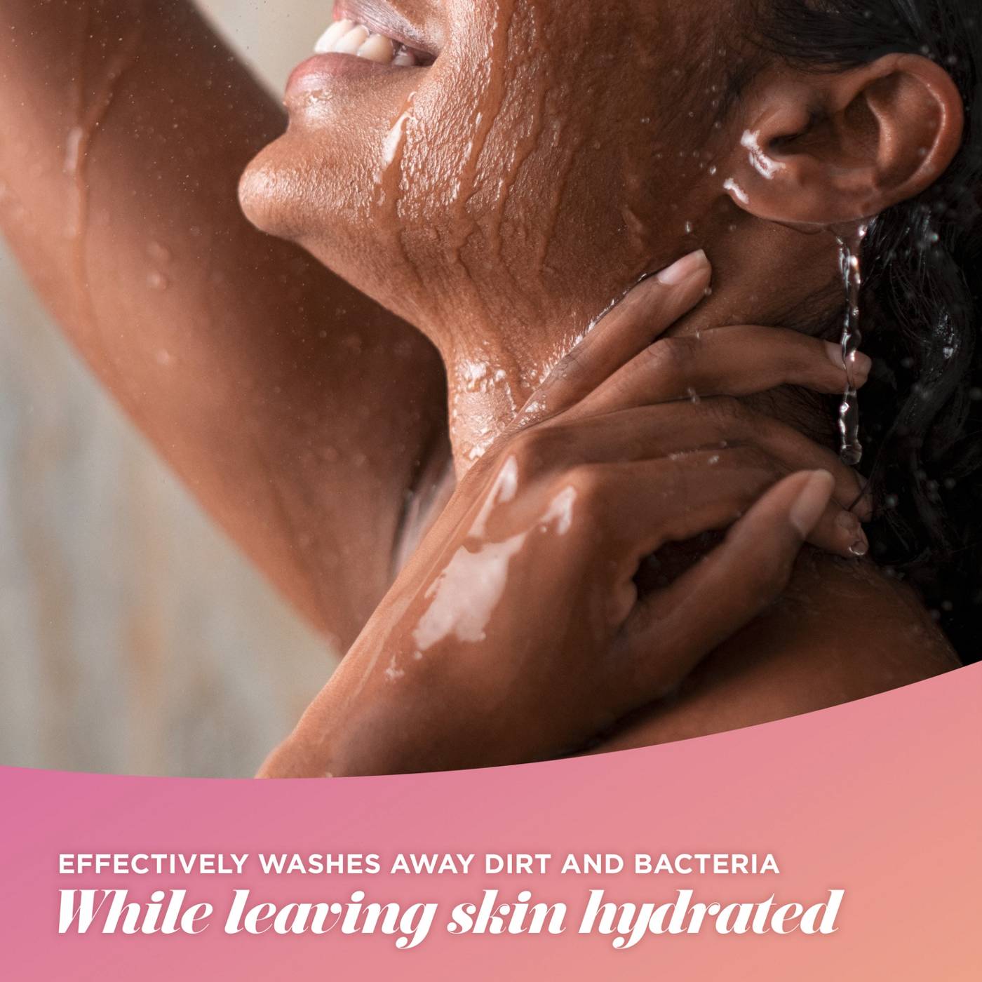 Caress Moisturizing Body Wash with Pump White Peach & Orange Blossom